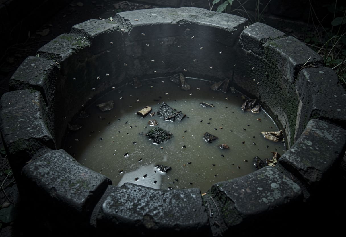 polluted well